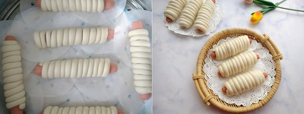 Khỏi lo sáng mai ăn gì với món bánh bao cuộn xúc xích ngon miễn chê-4