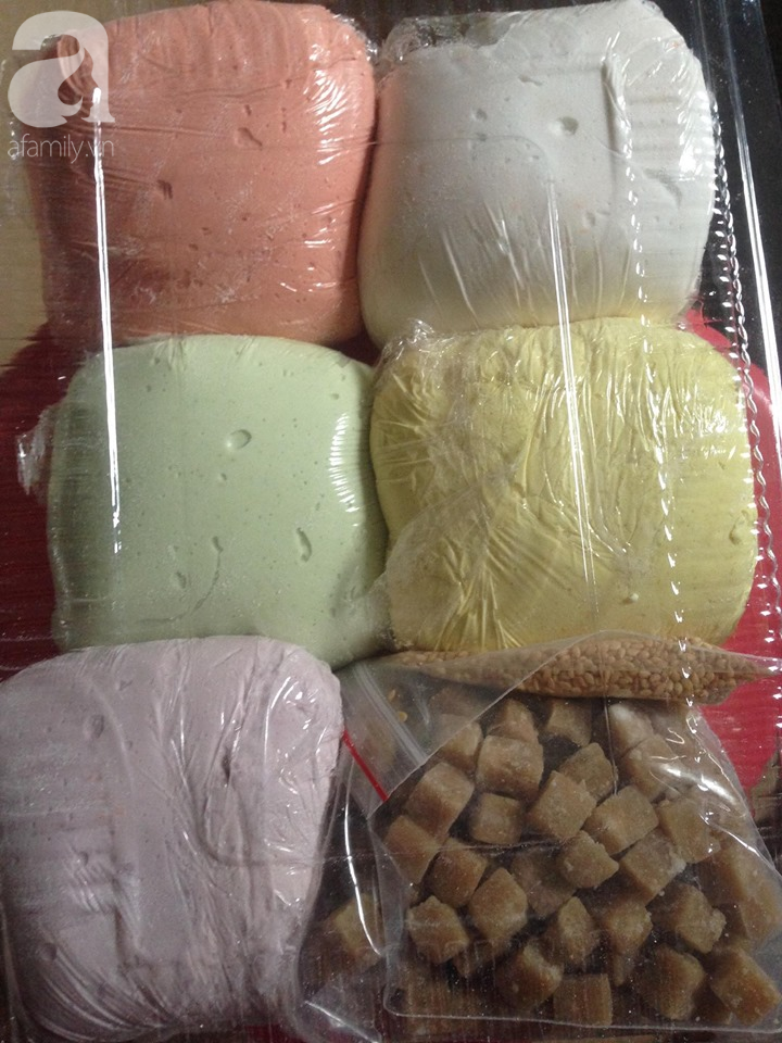 Set bột bánh trôi ngũ sắc đầy chợ mạng, tiểu thương ngày bán 4 tạ bột-3