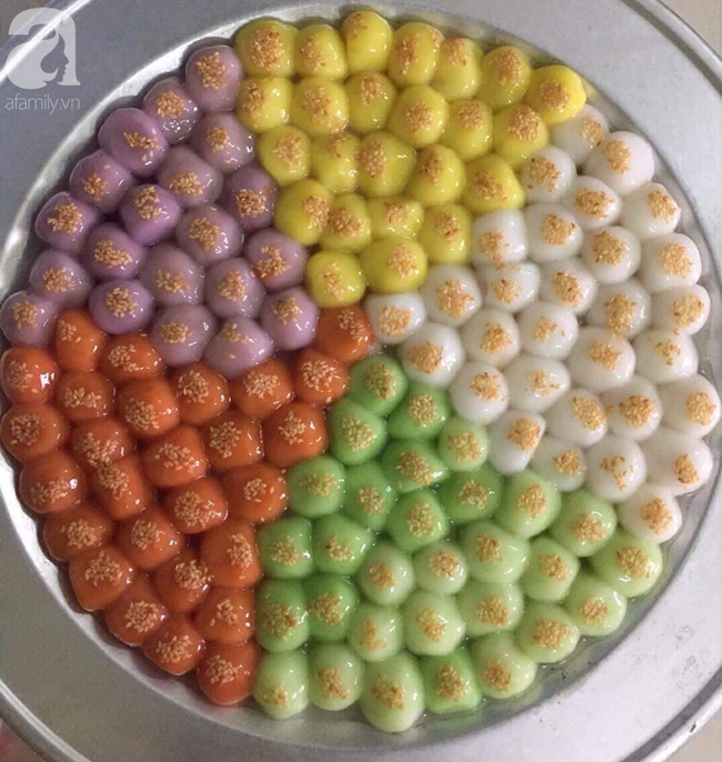 Set bột bánh trôi ngũ sắc đầy chợ mạng, tiểu thương ngày bán 4 tạ bột-5