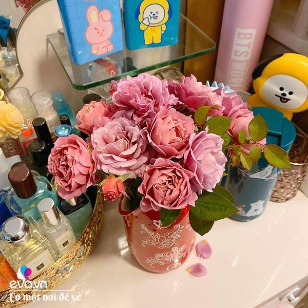 Biến ban công 3m² thành vườn hồng, mẹ Hà Nội ngày nào cũng chụp ảnh gửi chồng xem-12