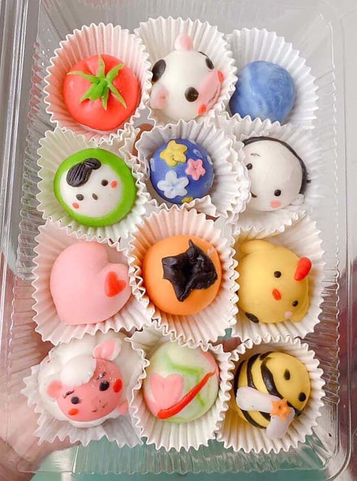 Bánh trôi thú cưng nhân trứng muối, hàng lạ gây sốt Tết Hàn thực-3