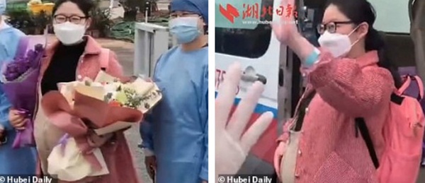 Nữ y tá Vũ Hán nhiễm Covid-19 khi đang mang thai 33 tuần và món quà mà các bác sĩ tặng cô trong ngày được xuất viện khiến ai nhìn cũng xúc động-5