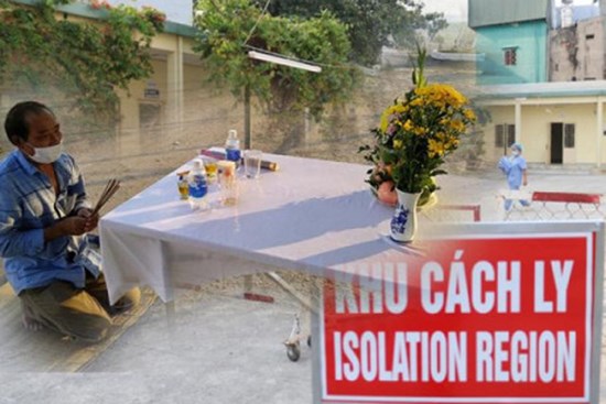 Con trai lập ban thờ, chịu tang bố trong khu cách ly: Trên trời mong cha hiểu cho