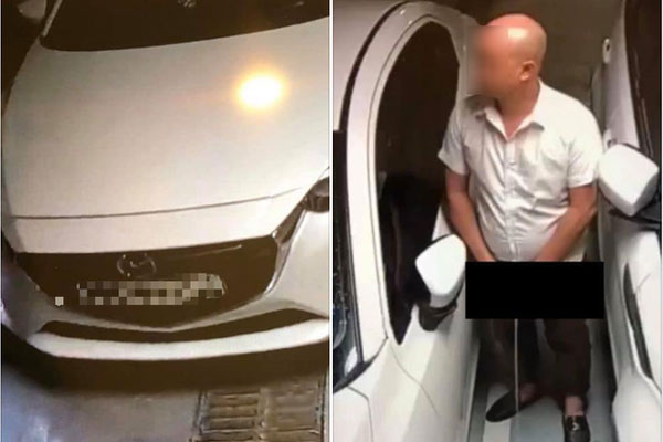 Đang chờ đèn đỏ, người đàn ông bước xuống từ ô tô để tiểu bậy giữa ngã tư Khuất Duy Tiến khiến nhiều người phẫn nộ-4