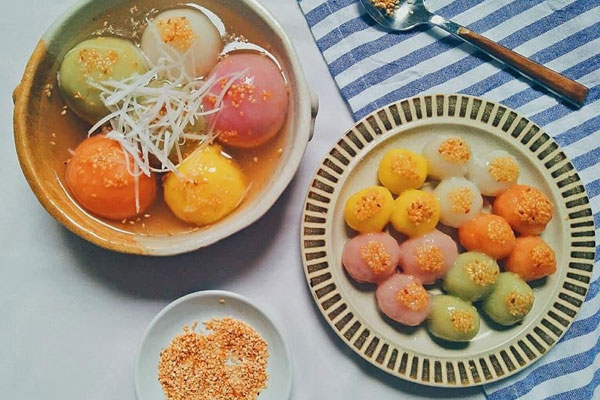 Chị em hào hứng khoe ảnh bánh trôi tự làm tại nhà dịp Tết Hàn thực-9