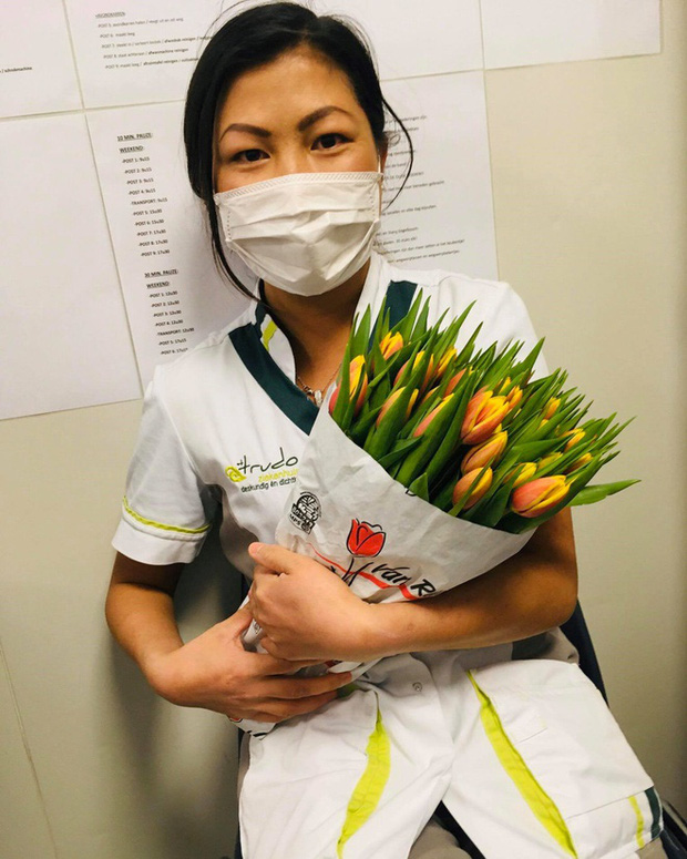 Hiện tượng mạng Cô bé Hmong giỏi tiếng Anh được tặng hoa cảm ơn vì chăm sóc bệnh nhân Covid-19 tại Bỉ-2