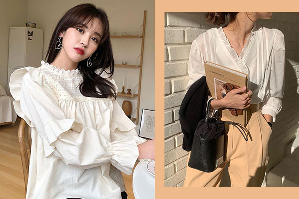 Kiểu Áo “Bánh Bèo Động Trời” Được Gái Hàn Xem Như Chân Ái | Tin Tức Online