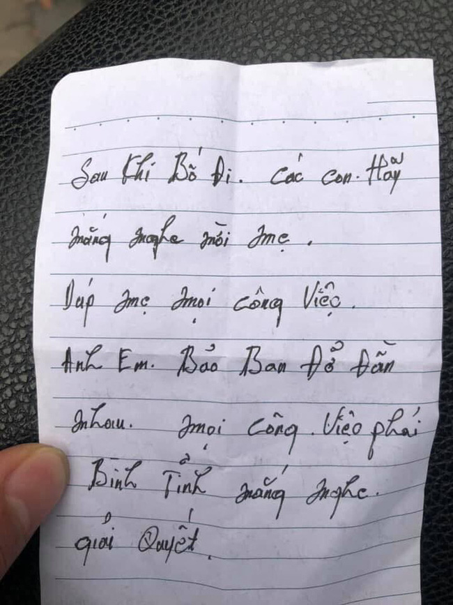 Người đàn ông lao đầu vào ô tô tự tử nhưng bất thành, nội dung bức thư tìm thấy trong túi áo gây xúc động mạnh-3