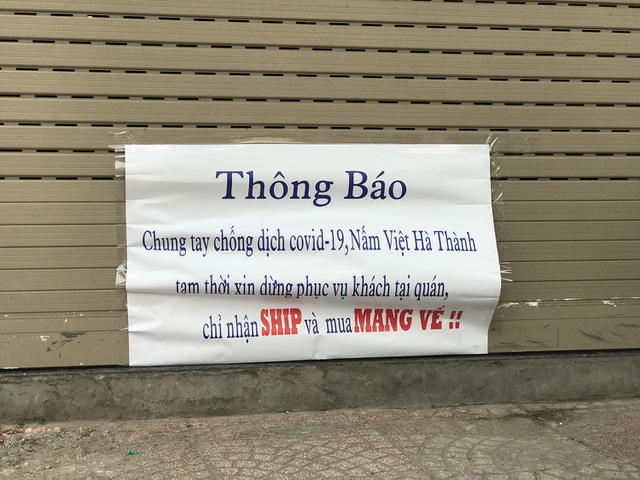 Tránh dịch Covid-19, hàng quán Hà Nội đồng loạt đóng cửa, chỉ nhận ship-9