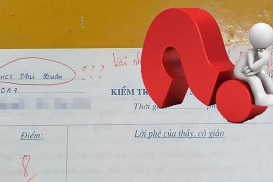 Nhầm nhọt cả tên trường trong bài kiểm tra, nữ sinh lớp 10 bị cô giáo thả một câu nhẹ nhàng nhưng cũng đủ toát mồ hôi hột