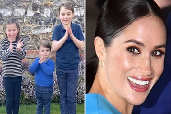 Không chịu kém cạnh chị dâu Kate khoe 3 con tham gia chiến dịch ý nghĩa, Meghan Markle cũng 