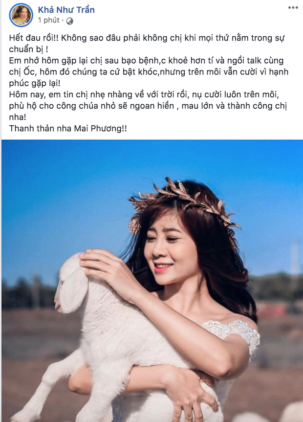 Bạn bè nghệ sĩ bàng hoàng, thương xót khi nghe tin diễn viên Mai Phương qua đời vì ung thư phổi-8