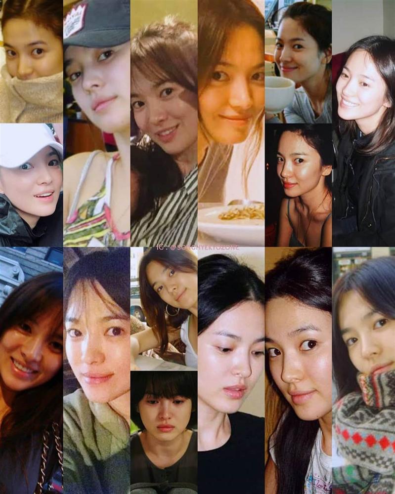 Nhìn tuyển tập ảnh mặt mộc ít son phấn của Song Hye Kyo, người ta sẽ biết nhan sắc của cô thần thánh đến độ nào-3