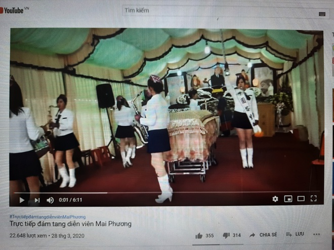 Video giả livestream đám tang Mai Phương tràn lan YouTube-2