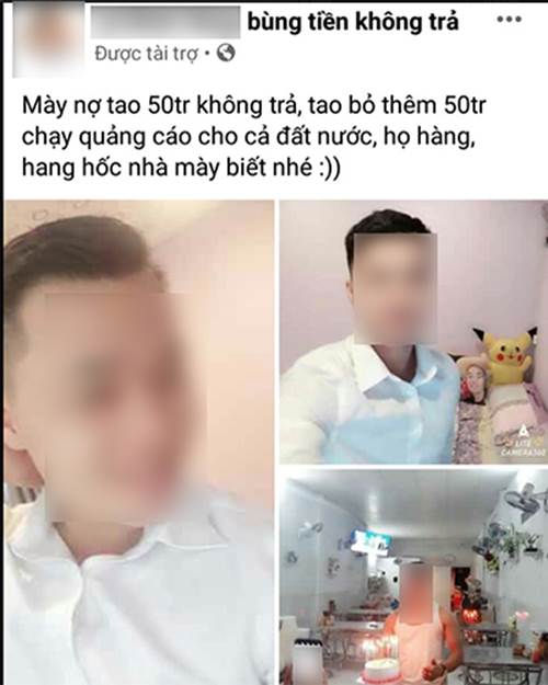 Cho bạn mượn tiền xong trốn dịch mất hút, thanh niên nói là làm” lập hẳn tài khoản Facebook đăng hình, chi 50 triệu đồng mua quảng cáo chạy khắp mạng xã hội-2