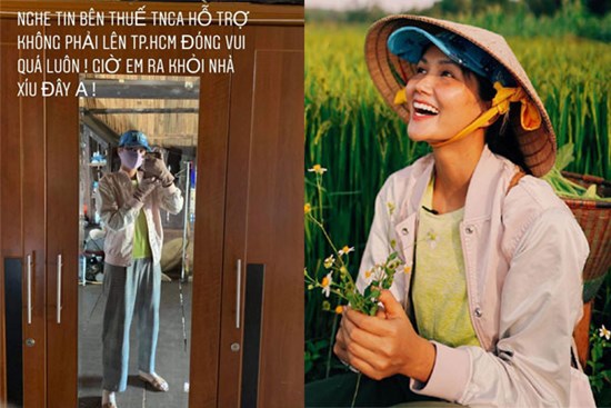 Diện đồ làm ruộng đến ngân hàng, H'Hen Niê đích thị là nàng Hậu ăn mặc bình dân nhất Vbiz