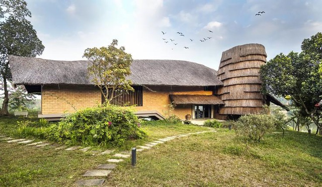 Ngôi nhà mái rạ của đại gia Hà Nội gây sốt trên báo Mỹ vì thiết kế độc lạ-2