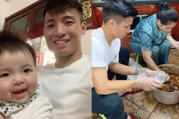 Chăm chồng khéo như các nàng WAGs Việt: Văn Đức lên cân thấy rõ, Bùi Tiến Dũng số hưởng ngày nào cũng có bữa phụ chất lượng-4