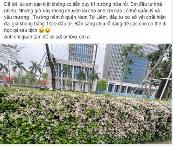 Ảnh hưởng từ dịch Covid-19: Nhiều trường học xót xa đóng cửa chuyển nhượng, chủ trường nghẹn ngào Đã tới lúc em cạn kiệt tiền-1