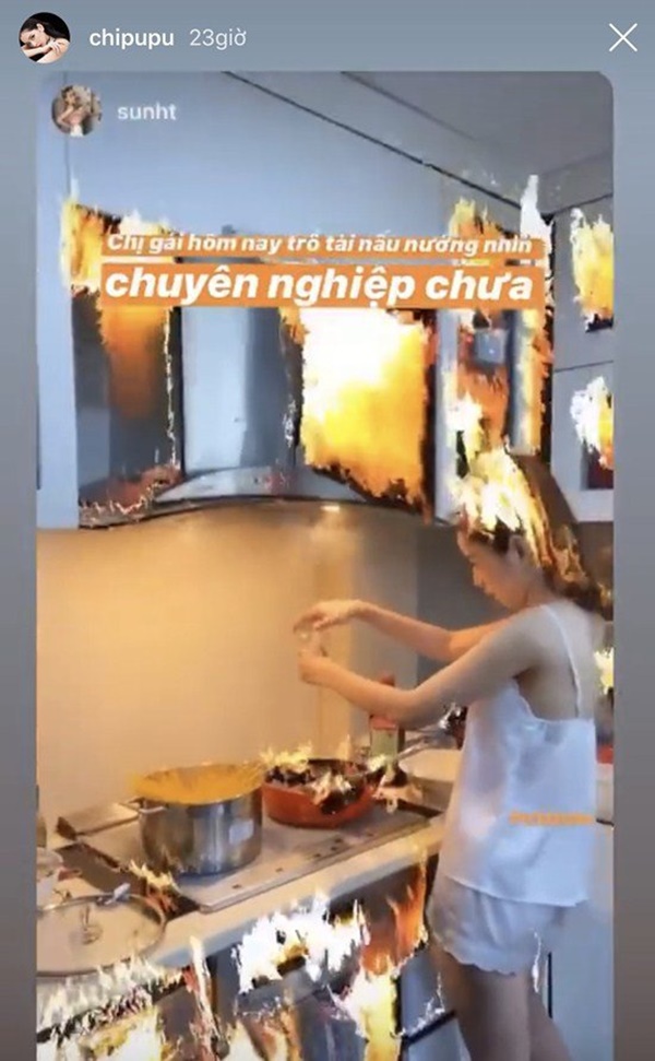 Khoe ảnh con gái vào bếp, mẹ Chi Pu&nbsp;được khen Nhà 2 gái, hái ra tiền-6