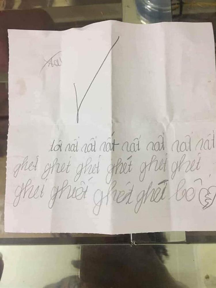 Mẹ trẻ lặng người khi đọc được dòng chữ con viết tôi rất ghét bố nhưng câu chuyện phía sau mới khiến ai nấy đều phẫn nộ-3