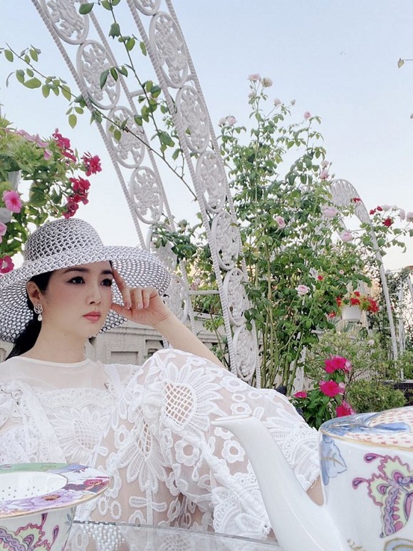 Khu vườn rau sạch trong biệt thự của Hoa hậu Đền Hùng Giáng My-9