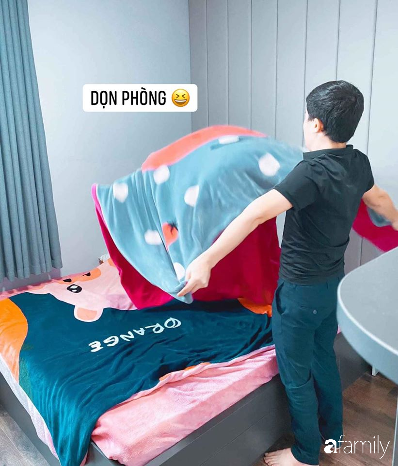 Nhật ký ở nhà tránh dịch hài hước của bà mẹ 2 con Hà Nội: Nhà có 1 ông chồng rất dễ thương, nghỉ làm kiêm luôn chức quản gia, cơm lo 4 bữa-11