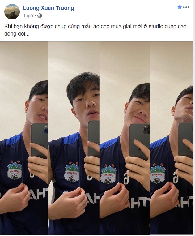 Xuân Trường khoe lần đầu được mặc áo HAGL mùa giải 2020, fan lập tức nhận ra điều đặc biệt đúng chất dân chơi-1