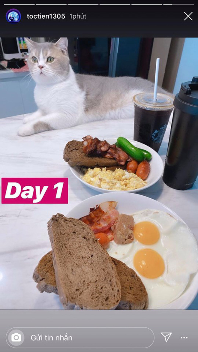 Không nhà hàng đắt đỏ, sao Vbiz tiết kiệm với mâm cơm nhà mùa dịch: Tóc Tiên nịnh chồng món ngon, Băng Di nấu bữa chỉ 50K-4