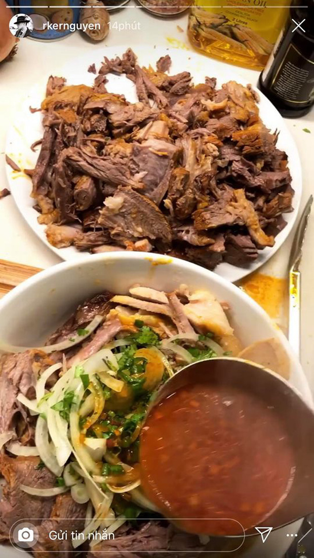 Không nhà hàng đắt đỏ, sao Vbiz tiết kiệm với mâm cơm nhà mùa dịch: Tóc Tiên nịnh chồng món ngon, Băng Di nấu bữa chỉ 50K-27