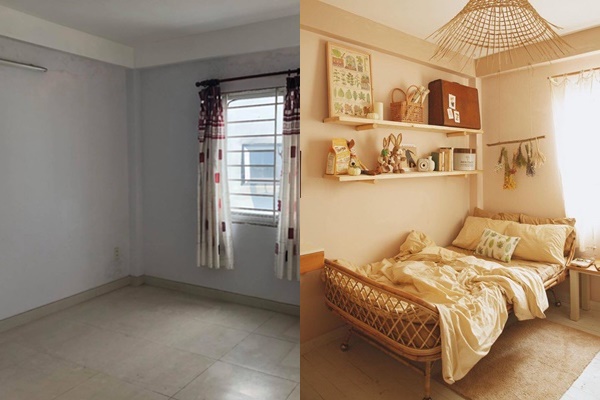 Căn hộ nhỏ tưởng không có gì đặc biệt nhưng lại tạo ấn tượng mạnh bởi sự kết hợp 2 gam màu khó tính ở TP. HCM-20