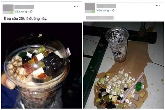 Hí hửng mua được cốc trà sữa rẻ mà đầy ú ụ, thanh niên khoe ngay Facebook và khoảnh khắc sau đó mới giận tím người