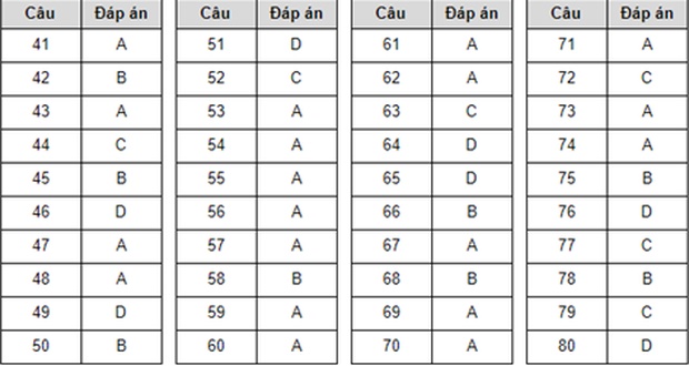 Đề thi minh hoạ THPT Quốc gia năm 2020 Môn Hoá học-5