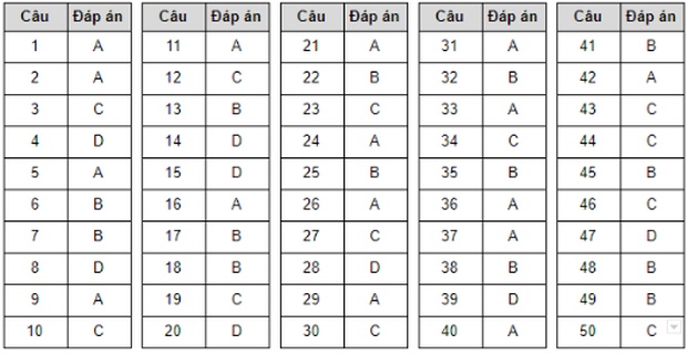 Đề thi minh hoạ THPT Quốc gia năm 2020 Môn Toán-6