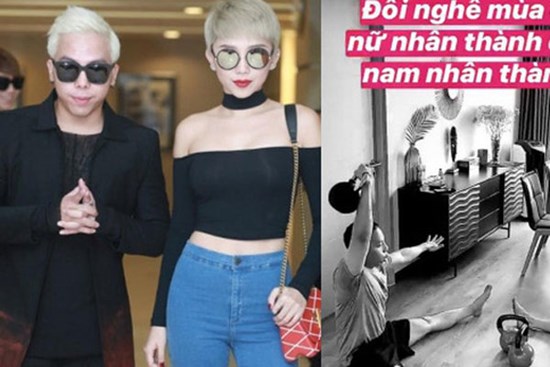 Cô dâu Tóc Tiên lần đầu đăng ảnh chồng Touliver sau 2 tháng đám cưới, vợ chồng son chưa chi đã đổi nghề mùa dịch?