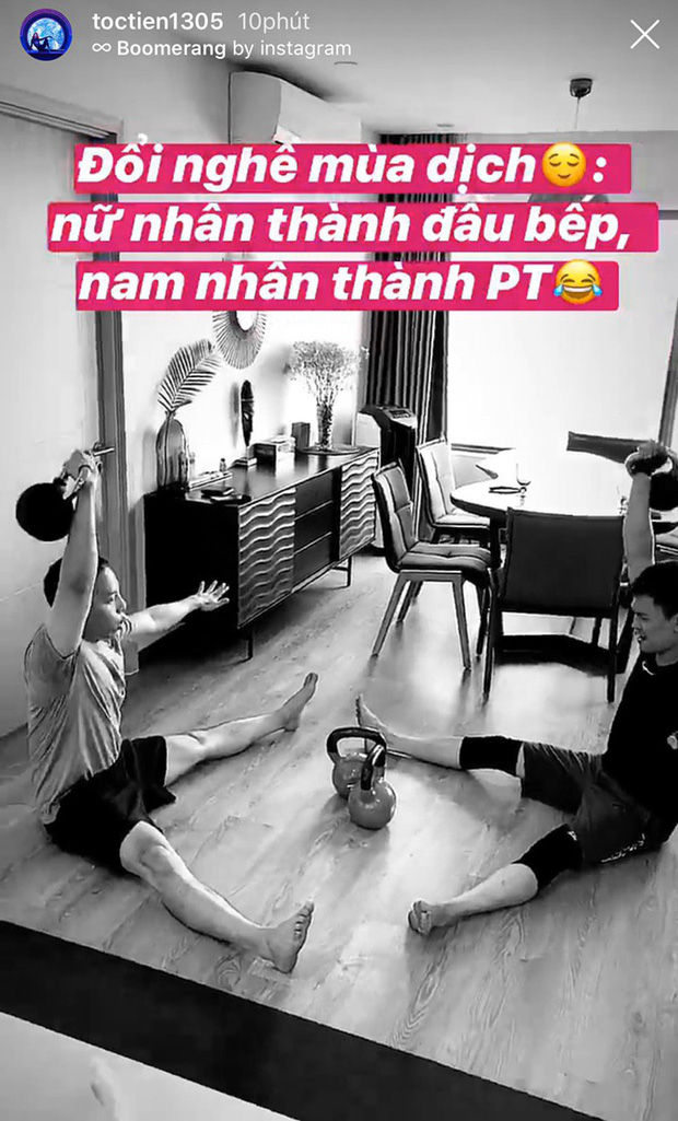 Cô dâu Tóc Tiên lần đầu đăng ảnh chồng Touliver sau 2 tháng đám cưới, vợ chồng son chưa chi đã đổi nghề mùa dịch?-1