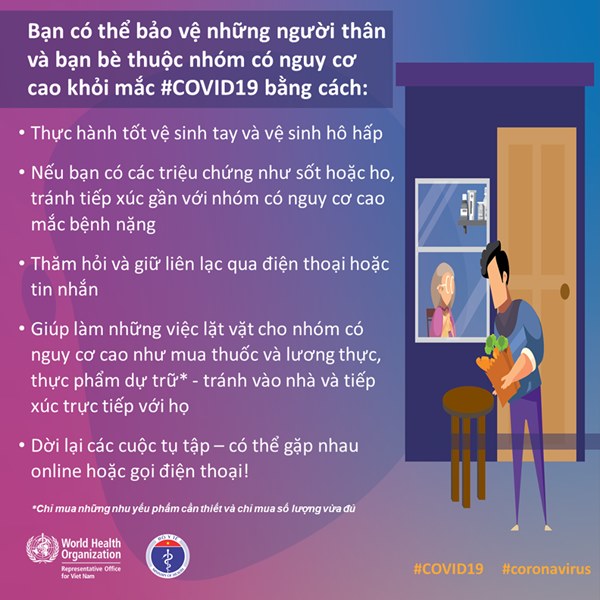 Bộ Y tế và WHO khuyến cáo: Những việc quan trọng cần phải thực hiện ngay nếu bạn thuộc nhóm nguy cơ cao nhiễm COVID-19-1