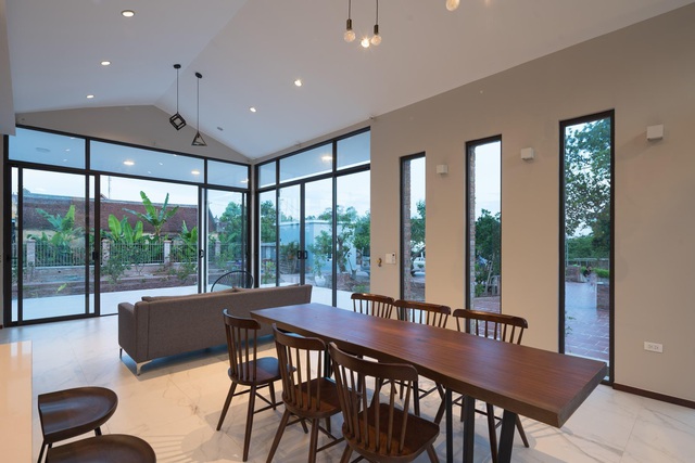 Chiêm ngưỡng nhà vườn từ gạch mộc, đẹp lạ giữa làng quê ở Thái Bình-8