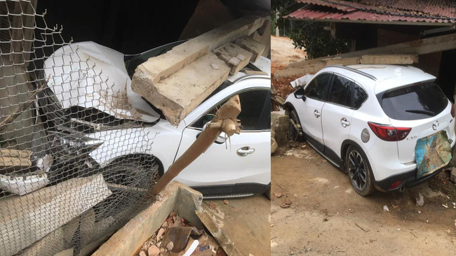 Hiện trường vụ nữ tài xế đạp nhầm chân ga, đâm sập nhà dân bên đường khiến ai nấy sững sờ-4