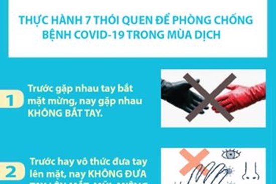Bộ Y tế ra thông báo 7 thói quen nhất định PHẢI THAY ĐỔI ngay trong mùa dịch Covid-19