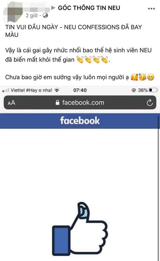 Fanpage NEU Confessions bị tố cáo ăn cắp chất xám, bị report bay màu, đại diện trường ĐH Kinh tế Quốc dân nói gì?-1