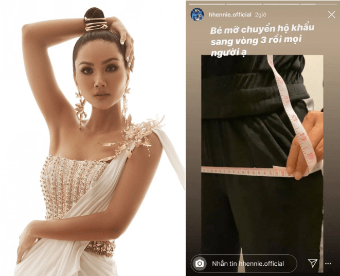 Hết lấy đá tảng làm tạ, HHen Niê tiếp tục vác bao lúa tập squat để eo thon, dáng gọn-2