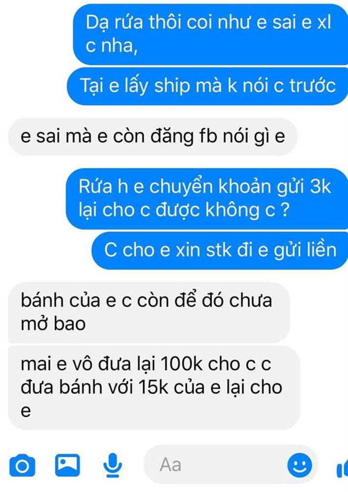 Chủ shop bị khách hàng nhắn tin chửi như tát nước vào mặt chỉ vì... 3 nghìn đồng khiến dân mạng sững sờ-2