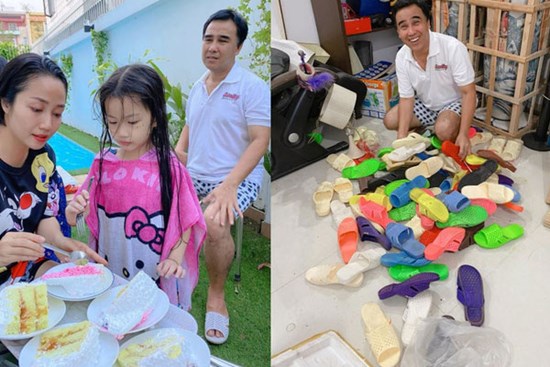 Ốc Thanh Vân sang chơi nhà Quyền Linh, 