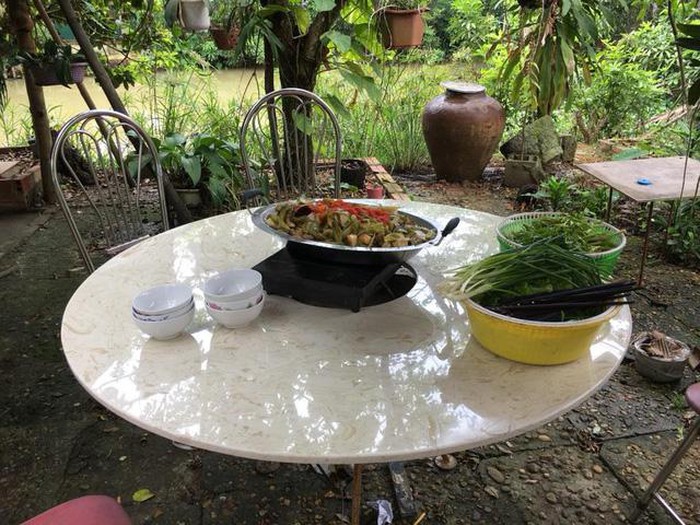 Nhà vườn 10.000m2 của nghệ sĩ Giang còi ngập hoa và trái cây-16