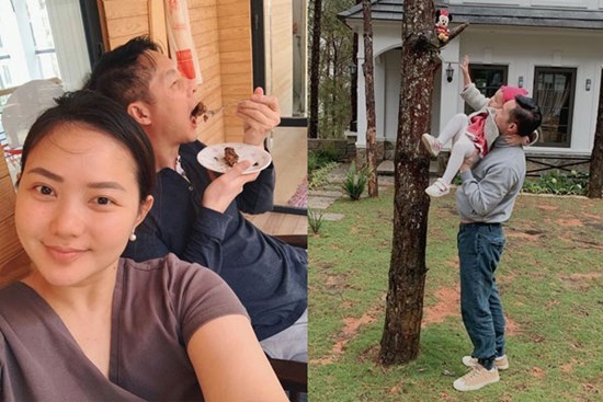'Trốn dịch' ở biệt thự Đà Lạt, Phan Như Thảo trổ tài nữ công gia chánh cùng chồng