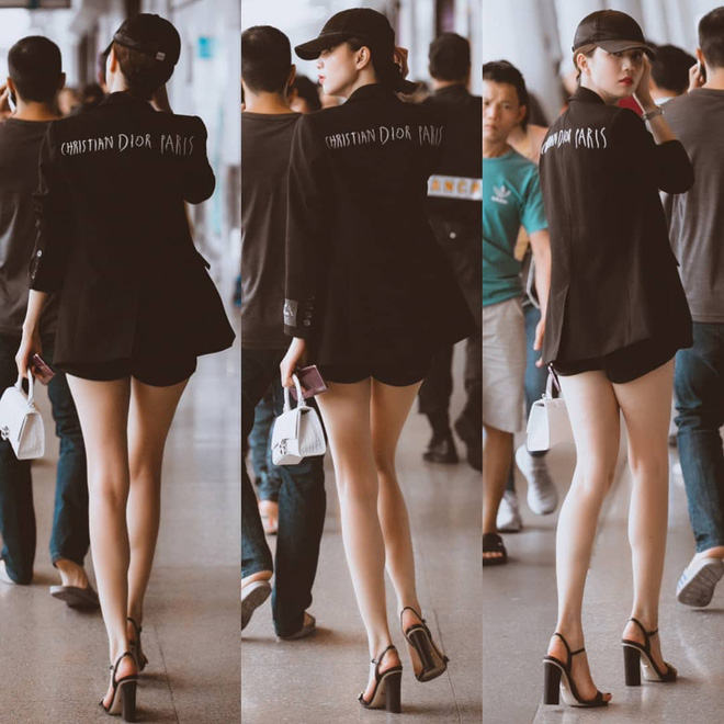 Thích Ngọc Trinh hay không cũng khó phủ nhận style sân bay tôn body nuột hết cỡ của cô, trong đó có 2 công thức khoe dáng bất bại-11
