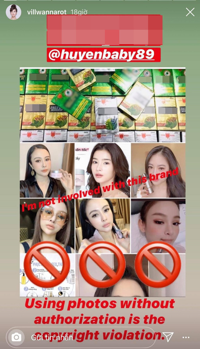 Nữ diễn viên nổi tiếng Thái Lan bóc phốt Huyền Baby tận 2 lần vì sử dụng hình ảnh trái phép, khẳng định sẽ nhờ pháp luật xử lý-4