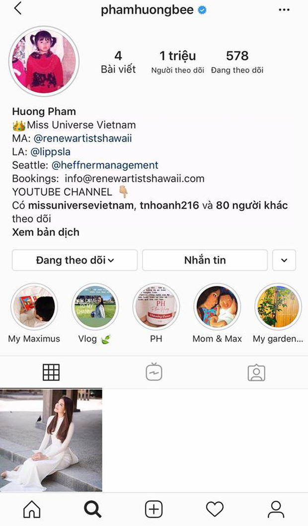 Sau loạt đồn đoán đời tư, Phạm Hương xoá sạch ảnh trên Instagram chỉ để lại 1 khoảnh khắc đặc biệt, chuyện gì đây?-1