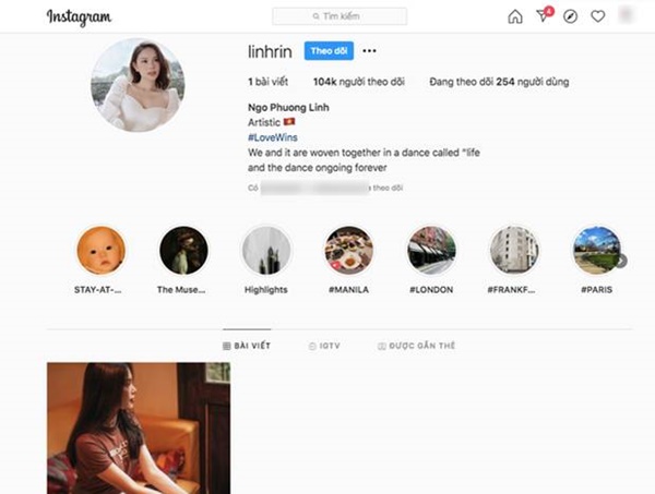 Linh Rin bốc hơi toàn bộ hình ảnh trên instagram bao gồm cả Phillip Nguyễn, chuyện gì đây?-1